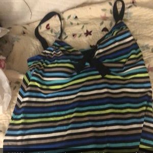 22w tankini top beach house brand, nwot